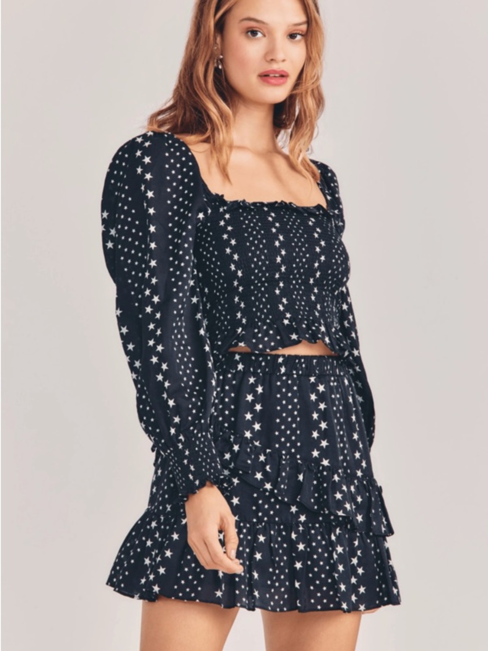 LoveShackFancy Russel Top & Emma Skirt Set